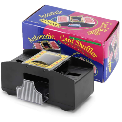 Dacefloy Card Shufflers 1-2 Decks Automatische Spielkarte Shuffling Machine AA Batterien betriebenes Werkzeug für UNO, Texas Hold'em, Home Card Games, Blackjack, Electric Casino Poker Batteriebetrieben Angebot bei HelloDeals