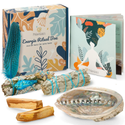 MyHappyGoods Premium Räucherset I Weisser Salbei zum Räuchern, Palo Santo I Robuste Abalone-Muschel I Räucherbündel I Ausführliche Anleitung Angebot bei HelloDeals