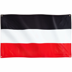 Runesol Deutsche Reichsflagge, 91 x 152 cm, 4 Ösen, eine in jeder Ecke, dreifarbig, Deutsches Wappen, Deutscher Adler, Premium Fahne für drinnen und draußen, satte Farben, German Empire Deutsche Reichs 3 x 5 ft Angebot bei HelloDeals