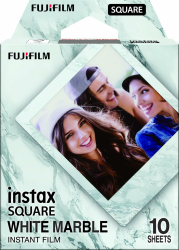 INSTAX Square Film White Marble Whitemarble Quadrat 10 Schuss Single Angebot bei HelloDeals