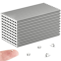 FINDMAG 50 Stück 2 mm x 1 mm Kleine Magnete Stark, Kühlschrankmagnete, Mini Magnete Pinnwand, Starke Magnete für Magnettafel, Magnete Kühlschrank, Whiteboard Magnete für Handwerk, Zuhause, Büro, Fotos Angebot bei HelloDeals
