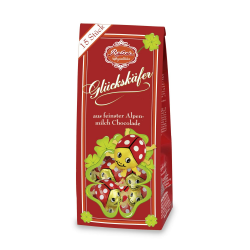 Reber Glückskäfer-Beutel – 15er Beutel – Schoko-Glückskäfer aus Alpenmilch-Schokolade 15 Stück (1er Pack) Angebot bei HelloDeals