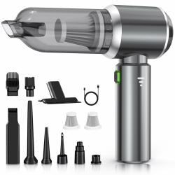 Quilted Northern Handstaubsauger, 18000Pa Handstaubsauger Akku, 3-Gang Autostaubsauger mit Bürstenloser Motor, Mini Staubsauger, Auto Kabellos Staubsauger für Büro Genutzt, Haus, Küche, Tierhaare Angebot bei HelloDeals