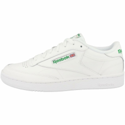 Reebok Herren Club C 85 Sneaker 44 EU Int White Green Angebot bei HelloDeals