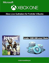 Xbox Live Guthaben für Fortnite - 2.500 V-Bucks + 300 extra V-Bucks | Xbox One - Download Code Xbox One - Download Code 2,800 V-Bucks Angebot bei HelloDeals