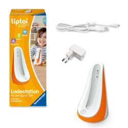 Ravensburger tiptoi Ladestation 00111 - lädt Akku und Audiodateien, Ladestation für den tiptoi Stift, tiptoi Zubehör Single Angebot bei HelloDeals