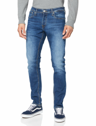 JACK & JONES Male Slim Fit Jeans JJIGLENN JJICON JJ 257 50SPS NOOS Slim Fit Jeans 33W / 32L Blau (Blue Denim) Angebot bei HelloDeals