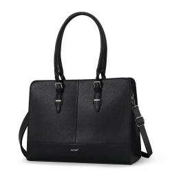 TAN.TOMI Handtasche Damen,Elegant Umhängetasche Tasche Damen, Schultertasche Damen,Shopper Damen Groß für Büro Schule Einkauf mit Kaninchen Pelz Kugel Plüsch Schlüsselring Schwarz.d Angebot bei HelloDeals