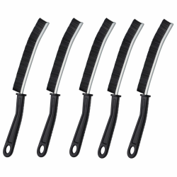 Eckenreinigungsbürste,Badezimmer Lückenreinigungsbürste-Spaltbürste,Reinigungswerkzeug mit langem Griff Zuhause Küche Rillenspalt Fenster Türschiene Schrubber Bürsten Fugen Reinigungsbürste (5PCS) Angebot bei HelloDeals