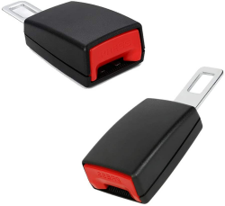 Anschnaller Adapter Auto,1/2PC Gurtadapter Stecker VerläNgerung, Gurtschloss Autogurt Stecker Schnallen rückgängig Machen Alarm für Gürtel für LKW Pkw (02 Schwarz 2pc, One Size) 02 Schwarz 2pc Einheitsgröße Angebot bei HelloDeals