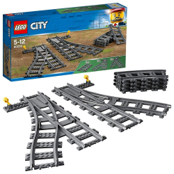 LEGO City Weichen, 6 Elemente, Erweiterungsset für Kinder, Spielzeug Set 60238 Single Angebot bei HelloDeals