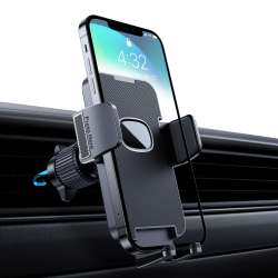 CINDRO Handyhalterung Auto, [Upgrade Militär-Klasse Hakenclip] Handyhalter 360° Drehbar Lüftung Kfz-Handyhalterung EIN-Knopf-Release Autohalterung Handy für iPhone Android Angebot bei HelloDeals