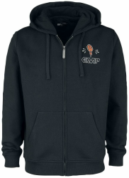 EMP Stage Collection Herren Kapuzenjacke mit Rockhand Motiv und EMP Logo schwarz XXL Schwarz Angebot bei HelloDeals
