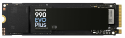 Samsung 990 EVO Plus NVMe M.2 SSD 1 TB, PCIe 4.0 x4 / PCIe 5.0 x2, NVMe 2.0 (2280), 7.150 MB/s Lesen, 6.300 MB/s Schreiben, Interne SSD für Gaming und Grafikbearbeitung, MZ-V9S1T0BW Angebot bei HelloDeals