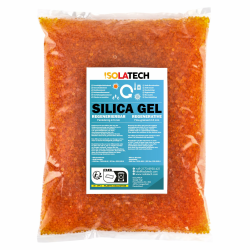 ISOLATECH Silica Gel regenerierbar Trockenmittel orange 400g Beutel Silicagel Kugeln als Kieselgel Silikagel Entfeuchter Angebot bei HelloDeals