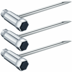 MetVot 3 Stück 13 mm X 19 mm Zündkerzenschlüssel Kettensägenschlüssel T Schraubenschlüssel Kombischlüssel Angebot bei HelloDeals