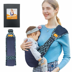 GUBBY GUPS® Ergonomische praktische Babytrage V1.0 für schnelle Einsätze - Tragetuch Baby neugeboren Baby Tragegurt Kleinkind bis 15 KG, Hüftsitz Baby Trage Tragesystem V1.0 Dunkelblau Angebot bei HelloDeals
