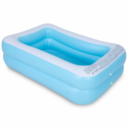 Aufblasbares Planschbecken,120X88cm Swimmingpool,Schwimmbecken,Aufblasbare Pool,Planschbecken,Aufblasbarer Pool,Aufblasbarer Kinderpool,Babypool,Tragbare Badewanne,Kinder Planschbecken Blau-120*85*30cm Angebot bei HelloDeals