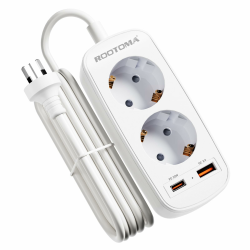 Adapter Australien, China mit PD20W USB Schnellladegerät, Adapter China Deutschland Stecker, 2-Fach Steckdosenadapter für Australien, Argentinien, China, Neuseeland, 1,5M Kabel, Typ I Australien Reiseadapter Angebot bei HelloDeals