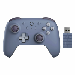 AKNES 8Bitdo Ultimate 2C 2.4G Wireless Controller für Windows PC und Android, mit Hall Effekt Joysticks und Hall Trigger, 1000Hz Polling Rate, und Remappable L4/R4 Bumpers (Blaubeere) Angebot bei HelloDeals