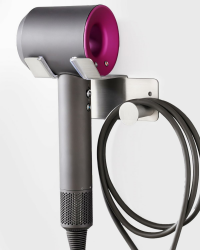 UEMUSI Föhn Halterung, Fönhalter Ohne Bohren, SUS304 Edelstahl Föhnhalter Wand Ohne Bohren Geeignet für die Meisten Haartrockner, Föhn Halterung Ohne Bohren fürs Badezimmer Silber Angebot bei HelloDeals