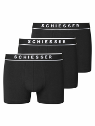 Schiesser Herren Boxershorts (3er Pack) L Schwarz_173983 Angebot bei HelloDeals