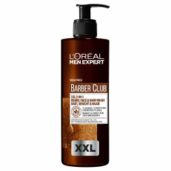 L'Oréal Men Expert XXL 3-in-1 Bartshampoo für Männer, Bartseife für Bart, Gesicht und Haar, Herren Bartpflege gegen Schuppen mit ätherischem Zedernholzöl, Barber Club, [Amazon Exclusive], 1 x 400 ml XXL Bartshampoo 400ml Angebot bei HelloDeals
