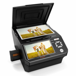 Digital Film und Diascanner - 5'' LCD-Bildschirm, konvertiert 35mm und 110mm Filme, Fotos und Visitenkarten in hochauflösende 22 MP JPEGs - inklusive 8 GB SD-Karte Angebot bei HelloDeals