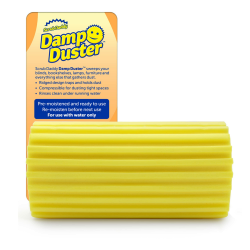 Scrub Daddy Damp Duster, Staubwedel waschbar, Reinigungsgeräte Haushalt, Staubschwamm für Holzjalousien, Heizkörper, Fußleisten, Spiegel & Spinnweben, Putzschwamm antistatisch für Staub, Gelb Angebot bei HelloDeals