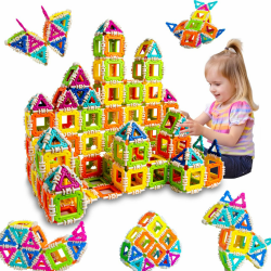 Montessori Bausteine Kinder Kinderspielzeug ab 3 4 5 6 7 8 Jahre Jungen Mädchen Kinder Spielzeug Bricks bauklötze Weihnachten Geburtstags Geschenk für Kinder ab 3 4 5 6 7 8 Jahre alte Junge Mädchen Angebot bei HelloDeals