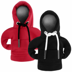 Ymapinc 2 Stück Schalthebel Hoodie, Auto Schaltknauf Abdeckung Hoodie Schaltknauf Hoodie Lustige Schalthebel Abdeckung Auto Accessoires Car Gadgets für Auto Dekoratives,Rot+Schwarz Angebot bei HelloDeals