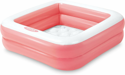 Intex Babypool Play Box Pool, Farblich Sortiert, 86 x 86 x 25 cm, (Pastell Rosa) Angebot bei HelloDeals