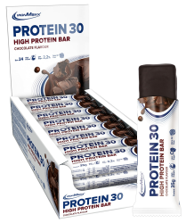 IronMaxx Protein 30 Eiweißriegel - Schokolade 24 x 35g | palmölfreier und glutenfreier Proteinriegel mit Vitaminen | für zuckerreduzierte und Low-Carb-Ernährung geeignet Schokolade 24 Stück (1er Pack) Angebot bei HelloDeals