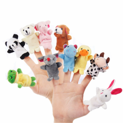DealKits Fingerpuppen [20-TLG] Baby Mitgebsel Kindergeburtstag Finger Plüschtier Set, Jungen und Mädchen Geschenke für Weihnachten Ostern und Kinderparty, Kleines Geschenk für Kinder Angebot bei HelloDeals