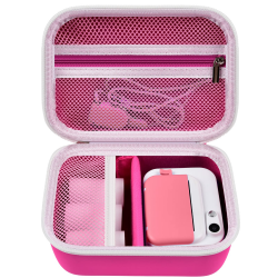 Kinderkamera Tasche für Uleway/für GREENKINDER/für GlobalCrown/für Gofunly/für Ushining Mini Digital Kamera, Sofortbildkameras Schutzhülle Tragetasche Halter für Druckpapier (nur Hülle) rosa Angebot bei HelloDeals