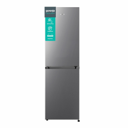 Gorenje NRK 418 ECS4 Kühl-Gefrierkombination/ NoFrostPlus/ MultiFlow 360°/ CrispZone/ 182,4 cm/ Kühlteil 171 l/ Gefrierteil 85 l/ 41 dB/ 226 kWh/ Jahr/ Edelstahl-Look Edelstahl- Look 182 cm hoch E No Wi-Fi Angebot bei HelloDeals