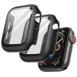 JETech Hülle mit Displayschutz für Apple Watch SE (2022/2020) /Series 6 5 4 44 mm, Gesamt Schutzhülle, Eingebaut Gehärtetes Glas Schutzfolie Hoch Empfindlichkeit, 2 Stück (Schwarz) Apple Watch SE (2022/2020) /Series 6 5 4 44mm Schwarz Angebot bei HelloDeals