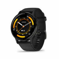 Garmin Venu 3 – GPS-Fitness-Smartwatch mit Bluetooth Telefonie und Sprachassistenz, Ultrascharfes 1,4 / 1,2 Zoll AMOLED-Touchdisplay, Fitnessfunktionen, Garmin Music, Garmin Pay und Rollstuhlmodus 1,3 Zoll Slate/Black Angebot bei HelloDeals