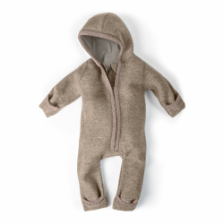 Ehrenkind® WALKOVERALL | Baby Wollwalk-Overalls aus Natur Schurwolle mit Reißverschluss | Walk Wolle Woll-Anzug für Kleinkind und Baby | Babyoverall Winter | Baby Winteroverall 74-80 Beige Angebot bei HelloDeals