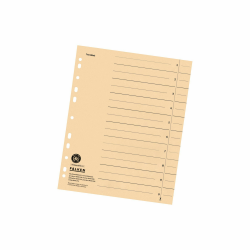 Original Falken 100er Pack Trennblätter. Made in Germany. Aus Recycling-Karton für DIN A4 chamois Trennlaschen Trennblätter Ordner Register Kalender Blauer Engel chamois 100er Pack DIN A4 Angebot bei HelloDeals