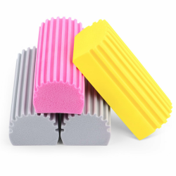 Damp Duster Schwamm, Damp Clean Duster Schwamm,Schmutzradierer Schwamm,für Fenster, Jalousien,Geländer,Sofas, Türspalten (Grau, Pink, Gelbe) (4 Stück) Angebot bei HelloDeals