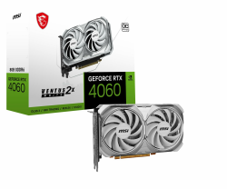 MSI GeForce RTX 4060 VENTUS 2X WHITE 8G OC 8GB GeForce RTX 4060 VENTUS 2X WHITE 8G OC Angebot bei HelloDeals