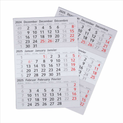 Timr Ersatz Kalendarium 2025 und 2026 I magnetisch I für Tischkalender aus Edelstahl in gebürsteter Optik Geschenkidee für Freunde Familie I tr_283 Angebot bei HelloDeals