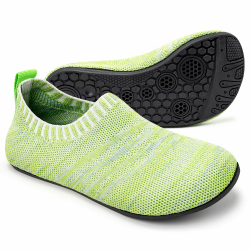 Sosenfer Kinder Hausschuhe Jungen mädchen Anti-Rutsch Sohle Kleinkinder Schuhe Baby Slipper Unisex-SHLAN-28XINXIN Grün 25 EU Angebot bei HelloDeals