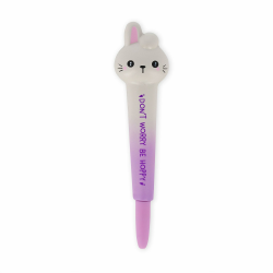 LEGAMI, Anti-Stress-Gelstift – Squeezies, Schreibwaren zum Entspannen, Konzentration, Anti-Stress, super weich, schwarze Tinte, Durchmesser der Spitze 1 mm, Thema Kaninchen BUNNY Angebot bei HelloDeals