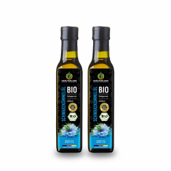 Kräuterland Bio Schwarzkümmelöl 2x250ml (500ml), gefiltert, gefiltert, naturrein ohne Zusatz von Aroma-, Farb- und Konservierungsstoffen, schonend kaltgepresst, Mühlenfrisch 250 ml (2er Pack) Angebot bei HelloDeals