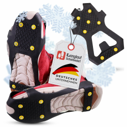 Anti Rutsch Schuhspikes Eco - Langlauf Schuhbedarf Ice Grips Schuhkrallen - rutschfeste Eisspikes für Schuhe und Stiefel - Antirutsch Spikes Glatteis - Spikes zum Überziehen - Grödel M (38-40) Angebot bei HelloDeals