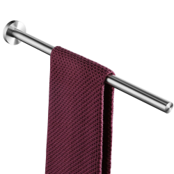 ZUNTO Handtuchhalter Edelstahl Bad Handtuchstange Wandmontage Gebürstet 40 cm Silber Angebot bei HelloDeals