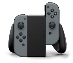 PowerA Joy-Con-Komfortgriff für Nintendo Switch - Schwarz, Spiele-Controller, Gamepad, Nintendo Switch Lite, Offiziell Lizenziert Angebot bei HelloDeals