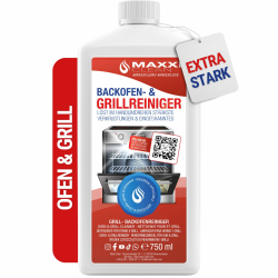 MAXXI CLEAN | Backofen & Grillreiniger - das Original | 750 ml Gel Paste | selbstarbeitender Reiniger und Fettlöser | für Backofen, Herdplatte & Grill | löst hartnäckige Verkrustungen Extra Stark [+] 750 ml (1er Pack) Angebot bei HelloDeals